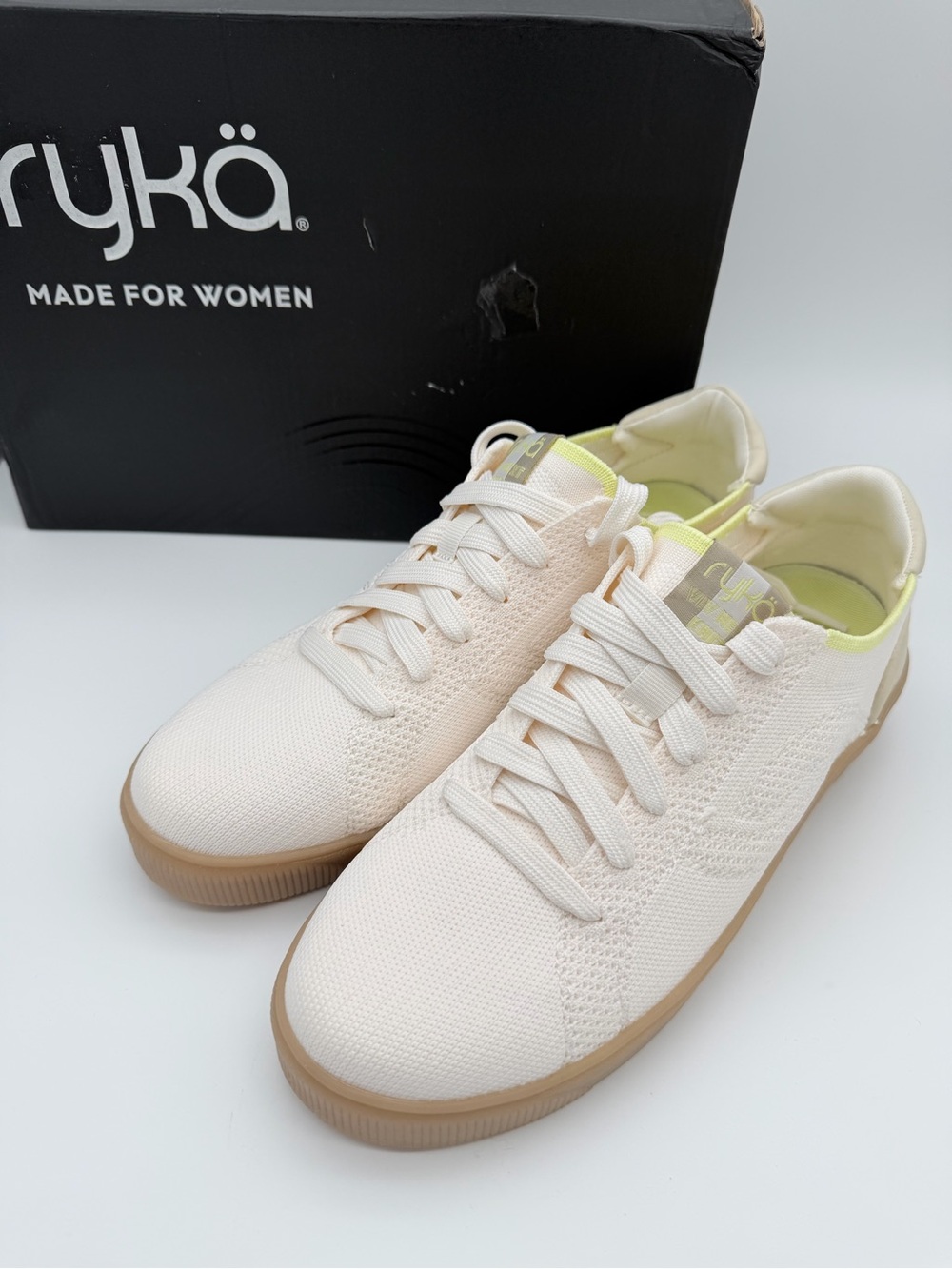 Ryka Viv Next Knit Lace Up Sneaker - Woman’s Size 6.5 - New in Box